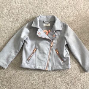 Gymboree Faux Suede Moto Jacket